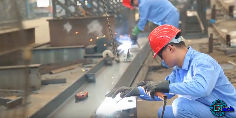 Thi công kết cấu nhà thép tiền chế